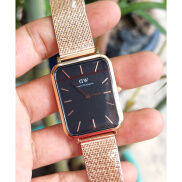 Đồng hồ Nam DW Daniel Wellington mặt tank lớn Mới Fullbox chạy Pin