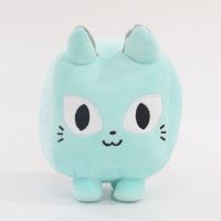 Huge Cat Pet Simulator X With Code Blue Cat Stuffed Doll Big Games Cat Plush Toys Kawaii Cartoon Plushie Kids Gift