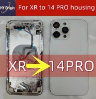 housing For XR Like 14 Pro Housing XR To 14 Pro Back DIY Back Cover Housing Battery Middle Frame Replacement