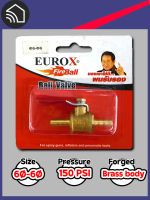 EUROX fireball บอลวาล์วหางไหล 6 Ø -หางไหล 6 Ø  สีทอง Ball Valve size 6 Ø - 6 Ø