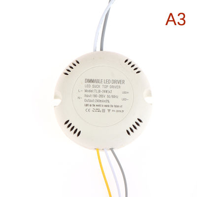 【 Sunyanping】💖【ขายดี】🎈🎈เพดานไฟ LED ไดร์เวอร์8-24W 25-36W แหล่งจ่ายไฟเครื่องแปลงแสงสว่างสีคู่ AC176-265V