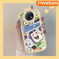 YIWESAN เคสสำหรับ Xiaomi Redmi โน๊ต9T เคสซิลิโคนนิ่มลาย Bzz Lightyear น่ารักป้องกันเลนส์หลายสีเคสมือถือกันกระแทกและป้องกันรอยขีดข่วน