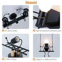 Wall light wall lamp lights LED lamp Creative Mounted Iron Bedside Sconce Lamp for Kids Baby Room Living RoomDining ZBD0008