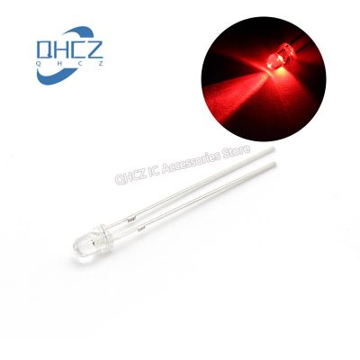 100pcs 3MM LED light white red blue emerald green yellow light light-emitting diode LED light transparent Electrical Circuitry Parts