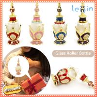 LEIJIN ขวดลูกกลิ้งแก้วของขวัญเครื่องสำอางค์เปล่าอุปกรณ์เดินทางขวดน้ำหอมที่ใส่น้ำมันหอมระเหย