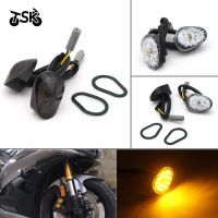 สัญญาณเลี้ยว LED ไฟส่งสัญญาณโคมไฟฟลัชเมานท์สำหรับยามาฮ่า YZF R6 R1 R6S อุปกรณ์เสริมรถจักรยานยนต์