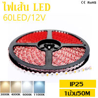 NC  50m ไฟเส้นLED 12V ไฟริบบิ้น แบบตัว T ไฟทำป้ายอักษรณ์ ไฟทำป้าย หลอดไฟLED 3เม็ดไฟ1ตัด ใช้งานดี IP25