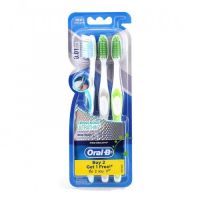 ?Oral-B ออรัล-บี แปรงสีฟัน คริสครอส อัลตราธิน แพ็ค 3 ด้าม (49435) [บริการเก็บเงินปลายทาง]