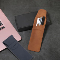 PU Leather Stationery Organizer School Supplies Pocket Pen Bag PU Leather Pencil Bag Flap Pen Pouch Pencil Case