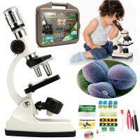 helloka Zoom Microscope Kit Lab 400X-600X-1200X Magnification Beginner For Kids Students