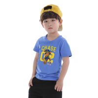 Paw Patrol เสื้อยืดเด็กแขนสั้นลายการ์ตูน 8สีรับลมร้อน