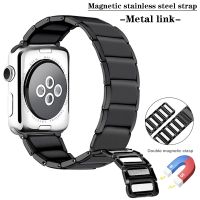 ❃ Apple Watch 45mm Strap Stainless Steel Magnetic - Magnetic Strap Apple Watch Band - Aliexpress