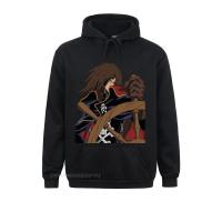 Men Capn Harlock Pirate Sweater Manga Arcadia Anime Percent Cotton Crewneck Birthday Present Hoodie Size XS-4XL