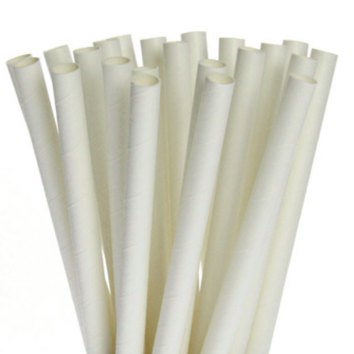 หลอดกระดาษ-หลอดดูดน้ำกระดาษ-สีขาว-8-210-มม-300-ชิ้น-พิเศษ-210-บาท-บรรจุกล่องกระดาษ-eco-friendly-100-ส่งฟรีทั่วประเทศไทย-paper-straws-solid-paper-straws-white-color-unwrapped-dia-8-mm-l-210-mm-free-del