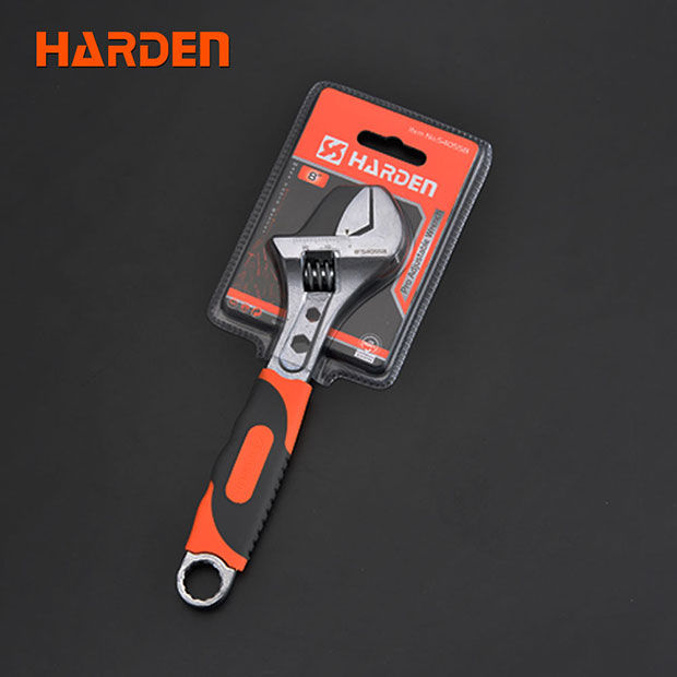 ประแจเลื่อน-pro-ด้ามหุ้มยาง-กุญแจเลื่อน-กุญแจ-ประแจ-harden-540558-540560-540562