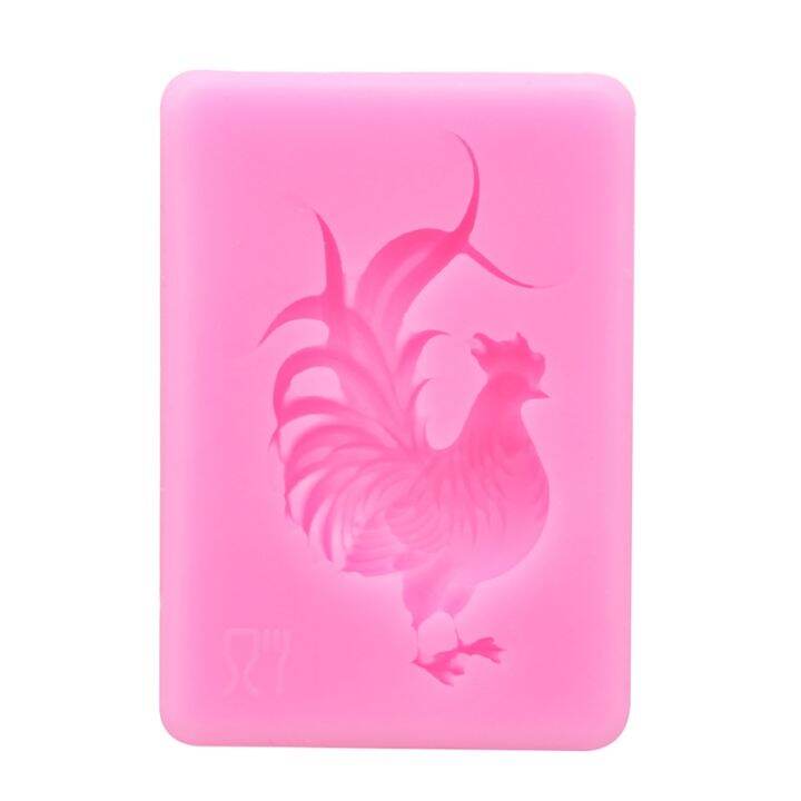 yf-cock-chicken-silicone-molds-fondant-cake-decorating-tools-soap-polymer-clay-moulds-sugar-paste-candy-chocolate-mold