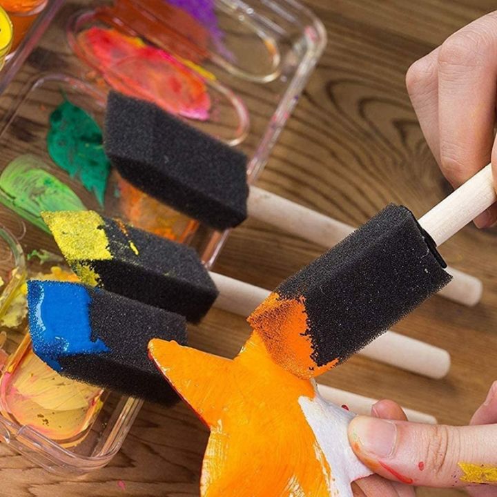 200pcs-foam-brush-sponge-wood-handle-paint-brush-foam-paint-brushes-1inch-foam-brush-painting-set-for-acrylics-crafts