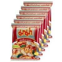 มาม่า บะหมี่กึ่งสำเร็จรูป ผัดขี้เมา ขนาด 60 กรัม แพ็ค 6/Mama Instant Noodles Fried Khe Mao Size 60 g.Pack 6