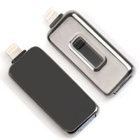 Supersonic Metal OTG Usb Flash Drive 32GB 128GB 256GB Pendrive External storage For iphone X 8 7 Plus 6 6s Plus 5S ipad Macbook