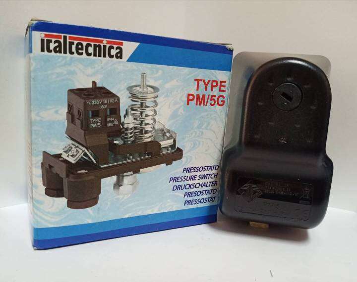 เพรสเชอร์สวิทช์ Pressure Switch italrecnica อิตาลี [รุ่น PM/5G, LP/3D