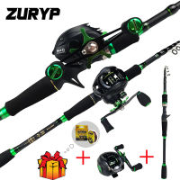 【Cw】zuryp 2022 Baru Memancing Rod ชุดรีล1.8M-2.7M Rod Pemutus ชุด Tinggi-Nilai Pemutus Memancing Rod dan Tangan Kiri และ Kanan ชุดรีล 1