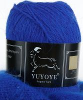 YUYOYE Angora ผ้าแคชเมียร์เส้นด้ายไหมพรมโครเชต์3ชั้นสำหรับถักนิตติ้งแบบ DIY ผ้าพันคอนุ่มนิ่ม50กรัม/ลูกบอล