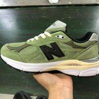 New Style 990v4JJJJound x Navy Grass Green Casual Retro Breathable Couple