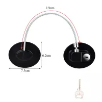 กุญแจที่ล็อคประตูหน้าต่างความปลอดภัยของเด็กรหัสผ่านสำหรับเด็กการป้องกันความปลอดภัยภายในบ้านดูแลเด็กล็อคลิ้นชักชั้นวางของตู้เย็น