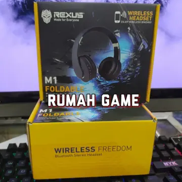 Jual Rexus Headset Bluetooth Gaming M1 Terbaru Jan 2024 Lazada