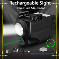 การล่าสัตว์ Green Dot Sight ไฟฉาย LED Strobe High Lumen สำหรับปืนไรเฟิลปืนพก Weapon ยุทธวิธี