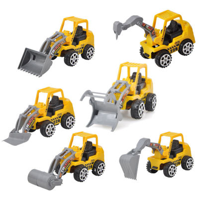Childrenworld 6Pcs Simulation Vehicle Excavator Engineering Model Kid Toy Car Collection Gift