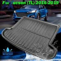 Tailored Cargo Boot Liner ถาดสำหรับ Hyundai Tucson TL 2016 2017 2018 2019 Boot Cargo Liner ด้านหลัง Trunk ชั้นถาดพรม