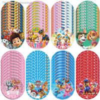 ✺﹊﹍ 7/9 inch Plates Skye Paw Patrol Birthday Party For Girls Boys Kids Disposable Paper Plates Decorations Tableware Supplies