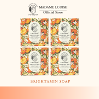 Gift Set สบู่มาดามหลุยส์ สบู่วิตามินC&amp;E BRIGHTAMIN SOAP สบู่หน้าใส ขนาด 120 กรัม 4 ก้อน MADAME LOUISE SOAP