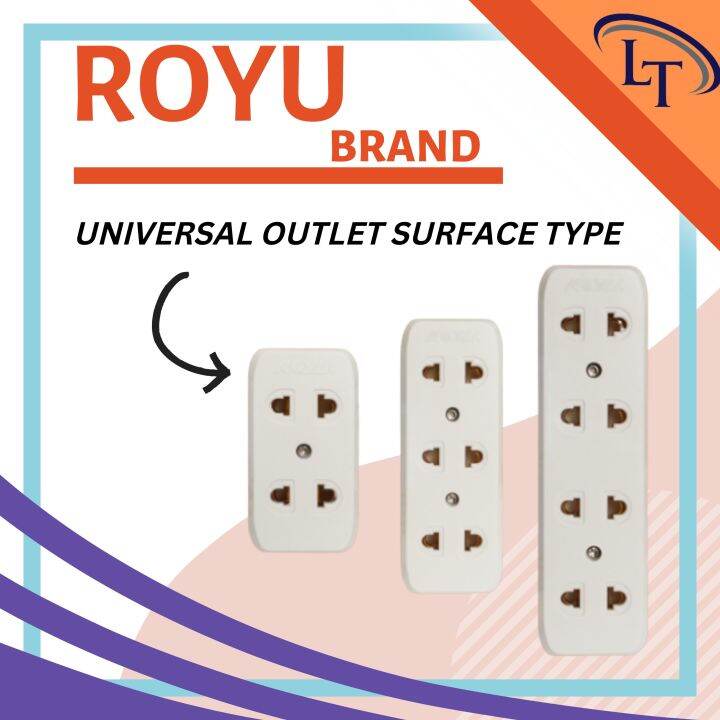 ROYU UNIVERSAL OUTLET SURFACE TYPE HIGH QUALITY PRODUCT OF ROYU SOLD