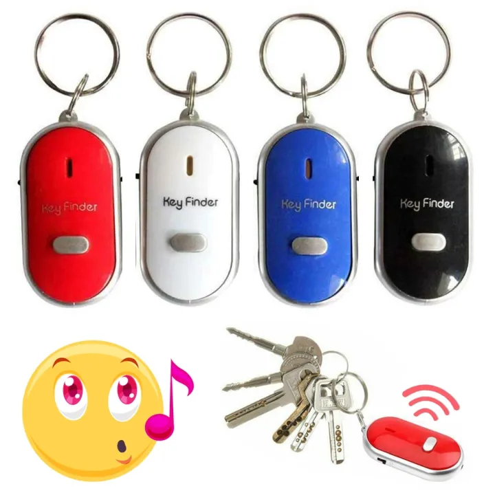 Wireless Mini Keychain AntiLost Whistle Sound Control Locator Remotely Alarm Tra/cker Tracking