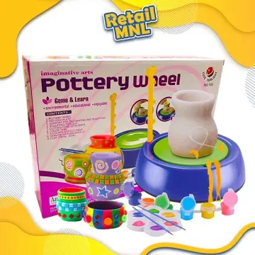 Electric Pottery Wheel Art Craft Kit Arts And Crafts Kids Toys