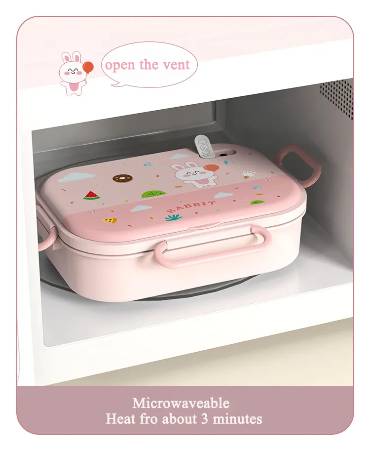 1550ML 316 Stainless Steel Thermal Bento Lunch Box Bag Compartment  Microwave Lunch Container Kid Adult Leak-Proof Food Storage