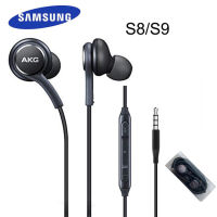 Samsung หูฟัง Akg พร้อมไมโครโฟนควบคุมในสาย3.5Mm หูฟังมีสายหูฟังสำหรับฟังเพลงหูฟังสปอร์ต S10 S9โทรศัพท์อัจฉริยะ S8