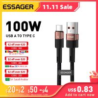 ขายดี YJ99529 - / Essager 7A Type C สาย USB ลวดสำหรับ Realme Oneplus OPPO 100วัตต์อย่างรวดเร็วชาร์จ USB Type C สายข้อมูลสำหรับหัวเว่ย P30 P40 Pro ซัมซุง