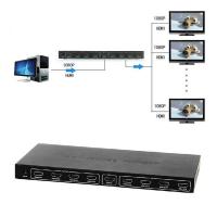 High Quality 8 Port 1 In 8 Out 1x8 HDMI Splitter Audio Video 1080P For HD HDTV 3D DVD