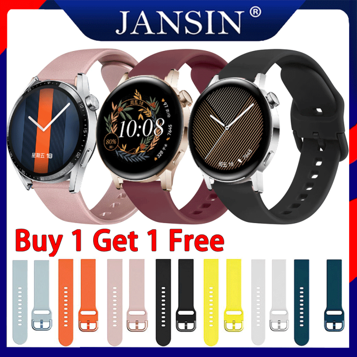 jansin-ซื้อ-1-แถม-1-สาย-สำหรับ-huawei-watch-gt-3-42mm-46mm-สายนาฬิกาข้อมือซิลิโคน-สำหรับ-huawei-watch-gt-3-se-นาฬิกาอัจฉริยะ-สายนาฬิกา