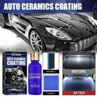 9H Car Crystal Plating Solution 30ml High Gloss Ceramic Car Coating Kit Anti-scratch Car Polish Sealant With Sponge And Cloth Sealants