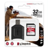 32 GB SD CARD (เอสดีการ์ด) KINGSTON CANVAS REACT PLUS (SDR2/32GB)