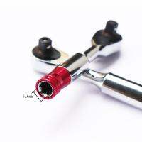 【CW】 1/4 inch Drive Sockets Wrench for Narrow 72 Toothed 85mm Screwdriver Metal/Wood Workers Repair