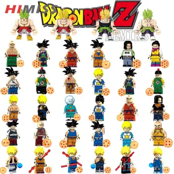 8pcs/set Dragon Ball Z - Black Goku Broly Bardock Gohan Vegeta Minifig -  Best Minifigs