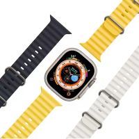 Ocean Strap for Apple Watch Band 49mm 45mm 41mm 44mm 40mm 42mm 38mm Silicone Bracelet IWatch Ultra 8 7 6 SE 5 4 3 Accessories