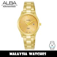 Alba AH7Y04X Quartz Gold-Tone Dial Gold-Tone Stainless Steel Women Watch AH7Y04 AH7Y04X1 (from SEIKO Watch Corporation)