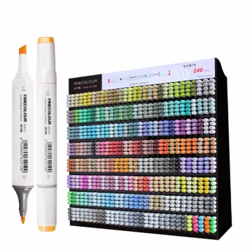 Finecolour New EF104 Professional Double-Head Alcohol Marker Pens Sketch  Design Drawing Oily Marker For Beginners