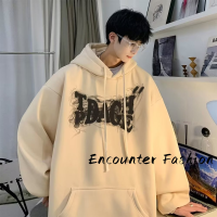 Encounter Fashion เสื้อยืดผู้ชาย เสื้อผู้ชาย เสื้อยืดผู้ชาย เสื้อยืด สไตล์เกาหลี MWY23A07H8 42Z231017